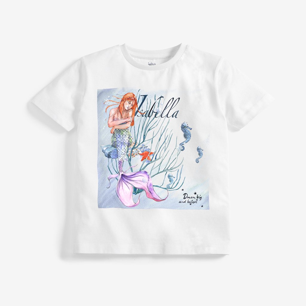 Starry Mermaid Tee Shirt – Luna and Folly