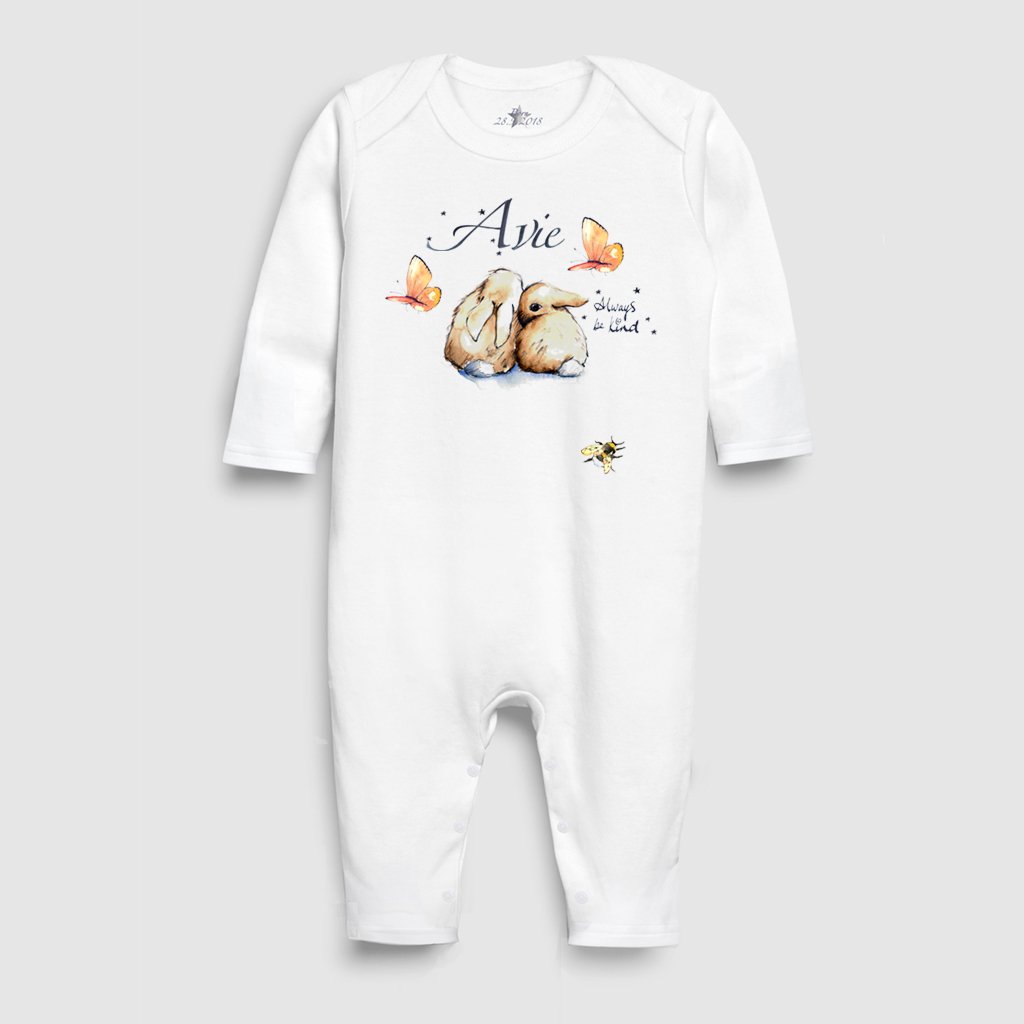 bunny sleepsuit