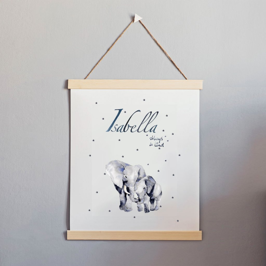 Elephant Wall Art – Luna and Folly
