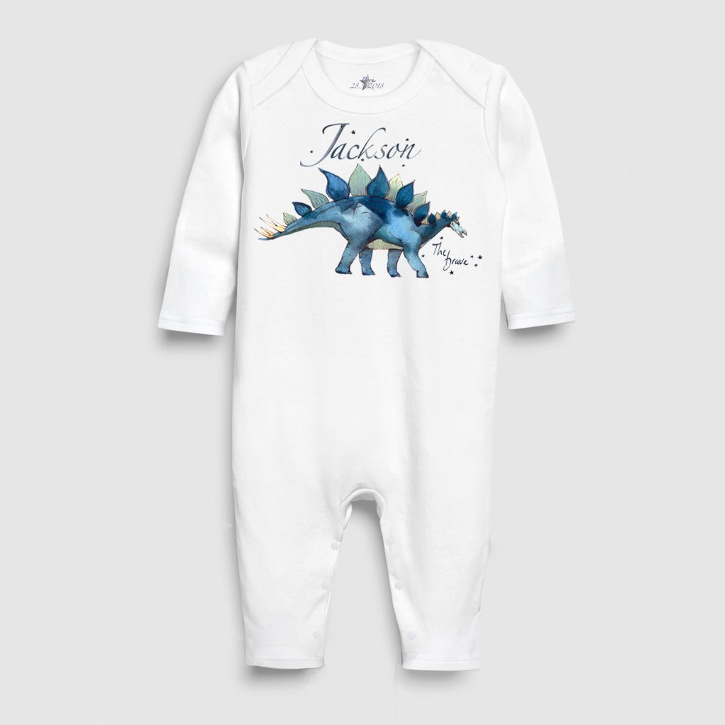 SKY DINOSAUR FUN SLEEPWEAR SHORT SET - SKY