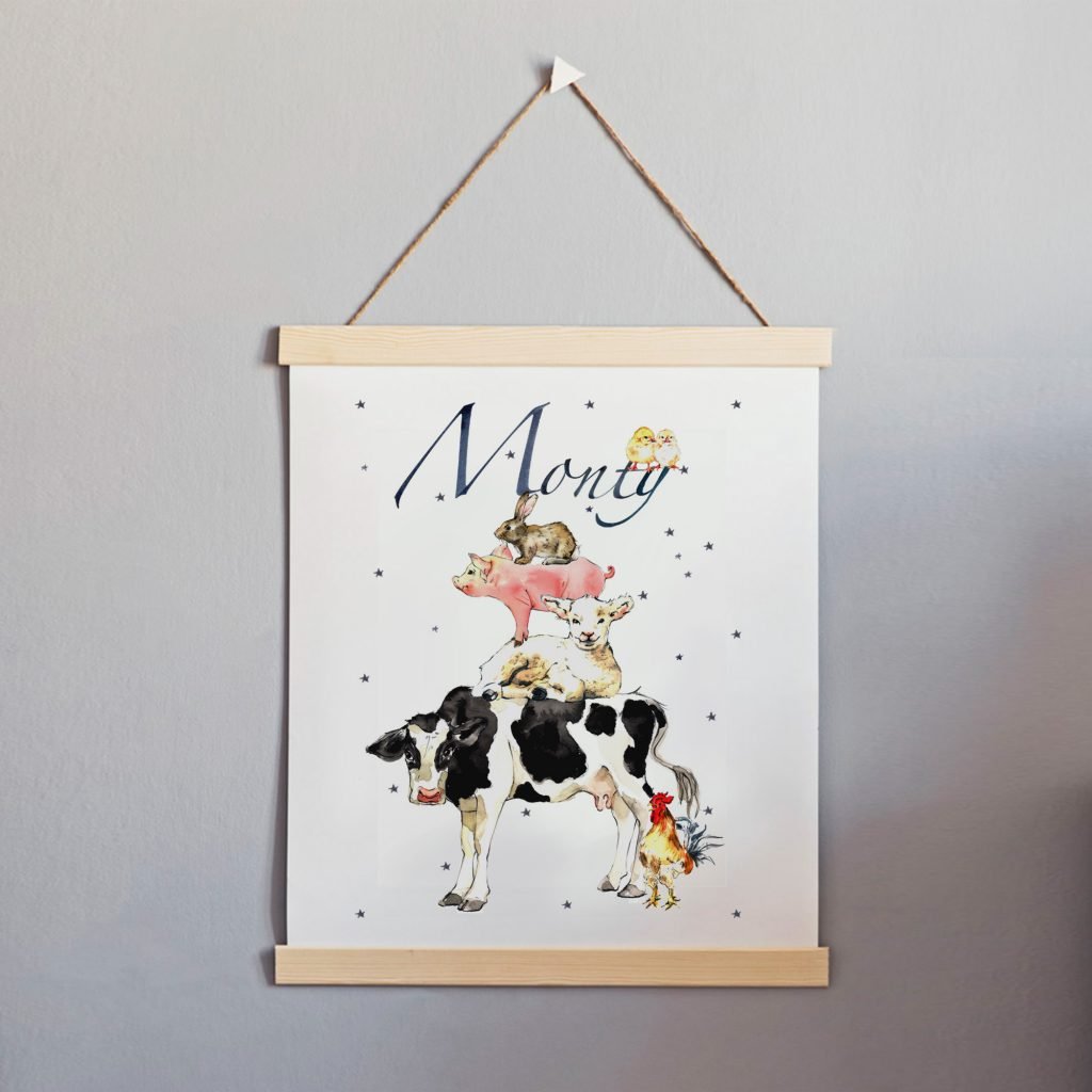 Farm Wall Art – Luna and Folly