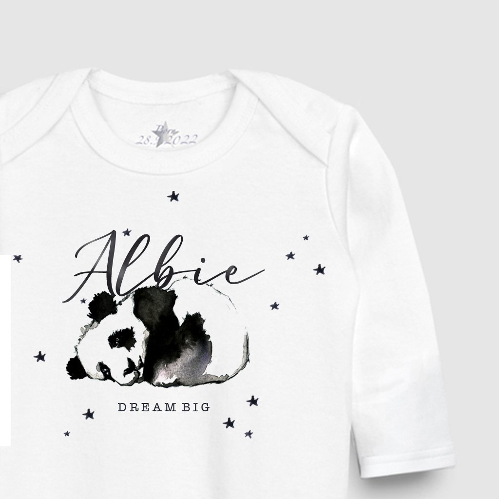 Little Panda Convertible Sleepsuit main image 0