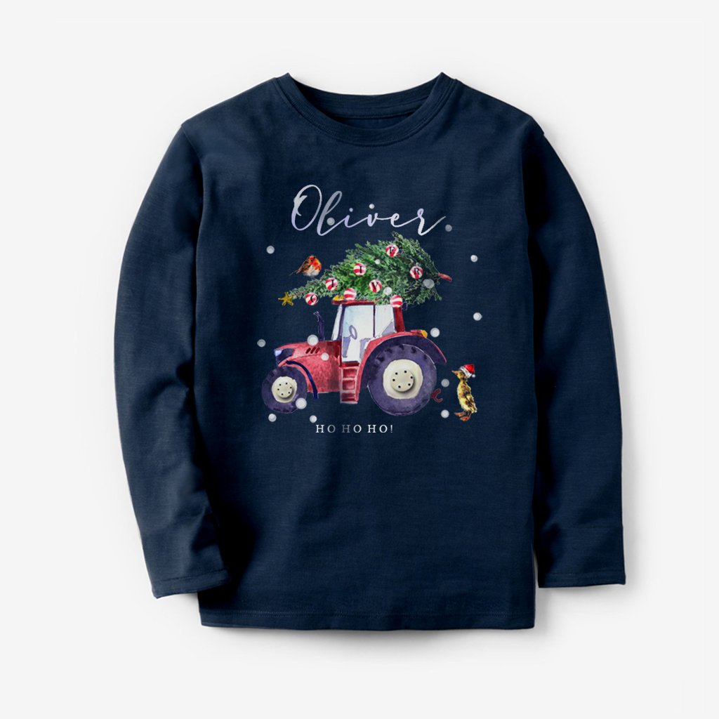 Christmas Tractor Tee Luna and Folly